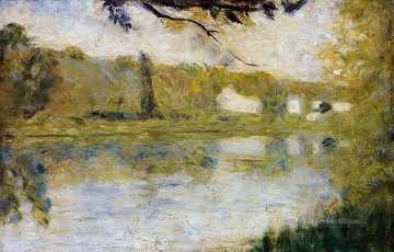 ジョルジュ・スーラ Painting - 川辺 1883